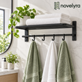 Novelvra wall-mounted towel rack